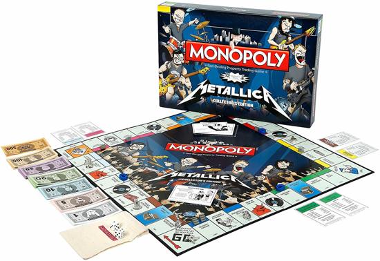 Afbeelding van het spel Monopoly - Metallica Rock Band - Engelstalig