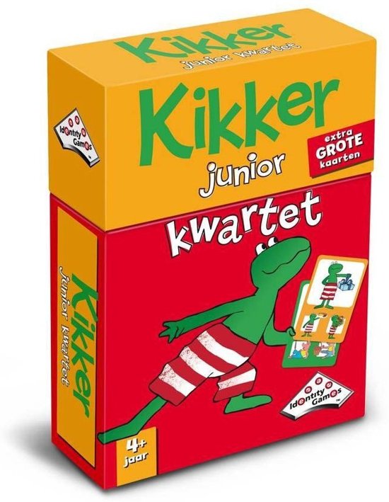 Thumbnail van een extra afbeelding van het spel Kikker Junior Weetjes Kwartet - Kaartspel
