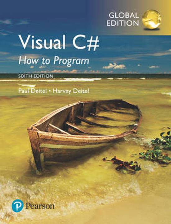 Unleash Your Potential in 2023-2024 with [Visual C# How to Program,Deitel,6e] Solutions Manual