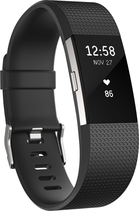 Fitbit Charge 2 activity tracker - Zwart - small