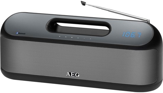 AEG Bluetooth speaker met radio SR 4842 BTS zwart