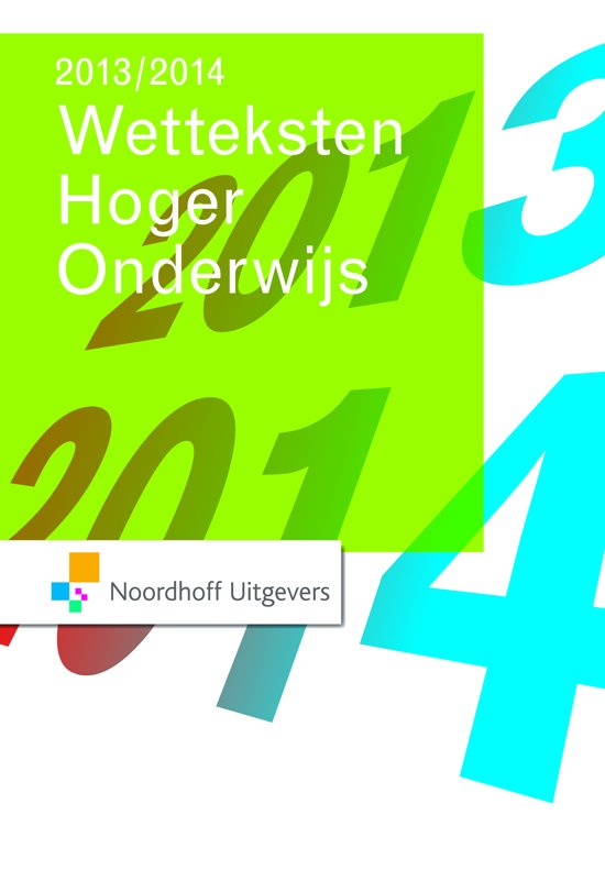 noordhoff-uitgevers-bv-wetteksten-hoger-onderwijs-2013-2014
