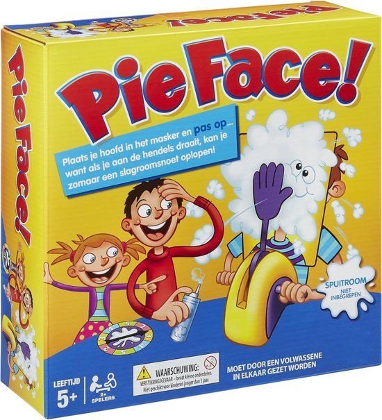 Thumbnail van een extra afbeelding van het spel Slagroom Snoet Gezelschapsspel Pie Face