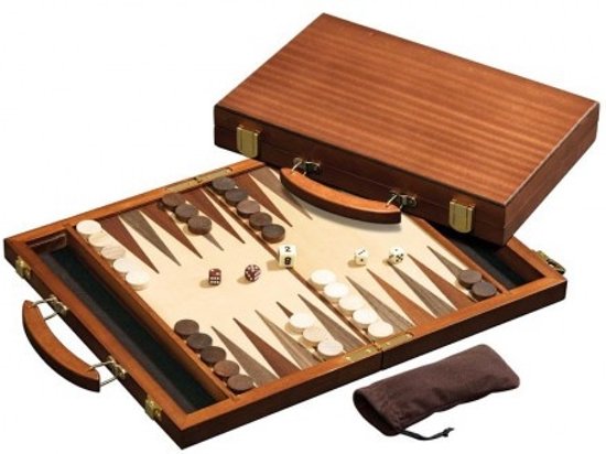 Afbeelding van het spel Backgammon Koffer Lipsi