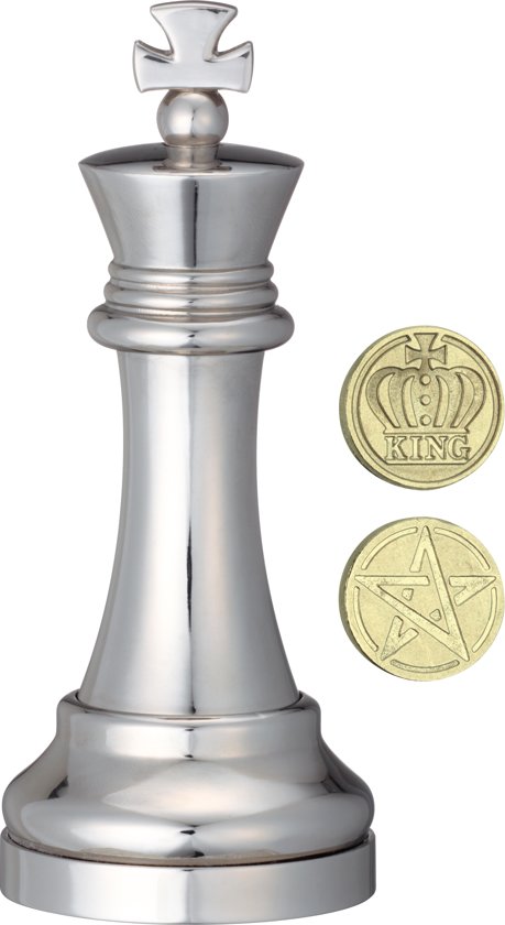 Afbeelding van het spel Cast Chess Puzzle King - silver