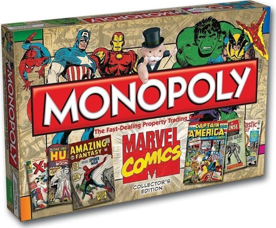 Afbeelding van het spel Monopoly Marvel Comics Retro