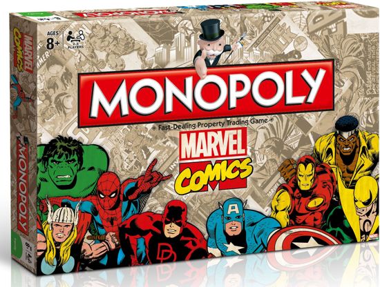 Thumbnail van een extra afbeelding van het spel Monopoly Marvel Comics Retro