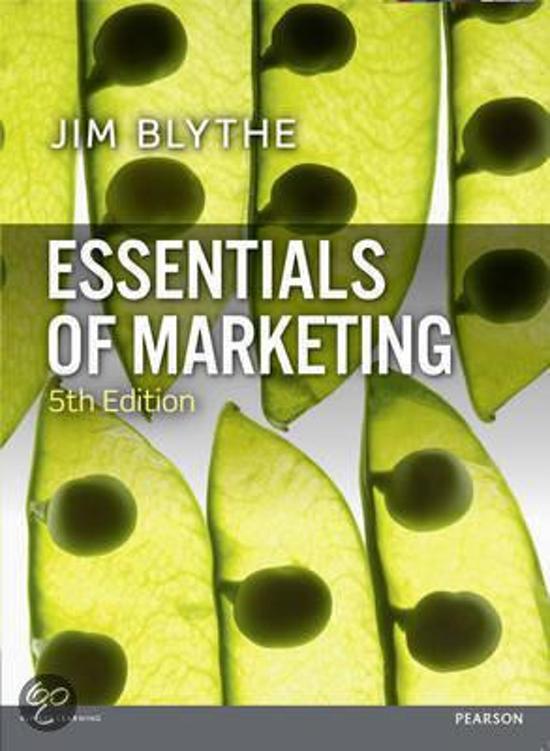Samenvatting Essentials of Marketing, ISBN: 9780273757689  Marketing En Strategie