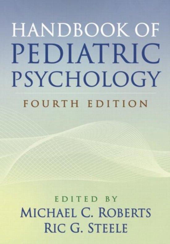 Samenvatting Pediatrie en Pediatrische psychologie