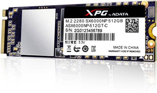 XPG SX6000 512GB M.2 PCI Express 3.0