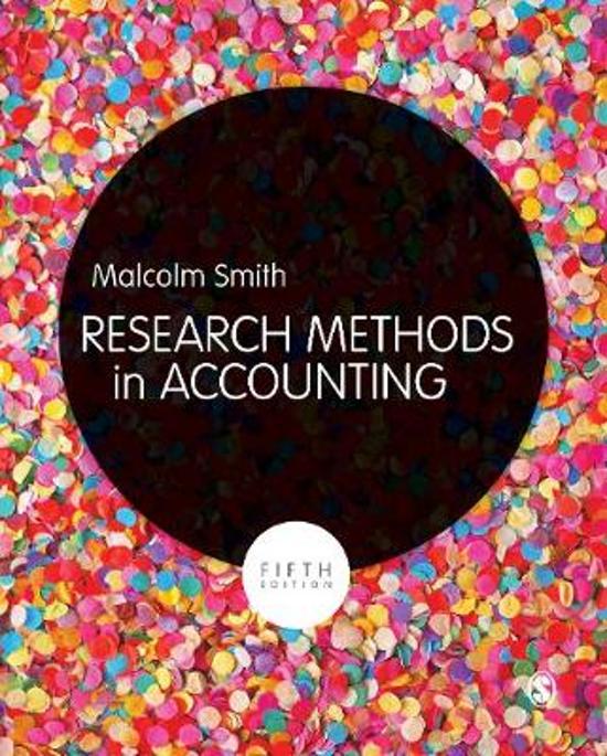 Research Methods in Accounting - M. Smith