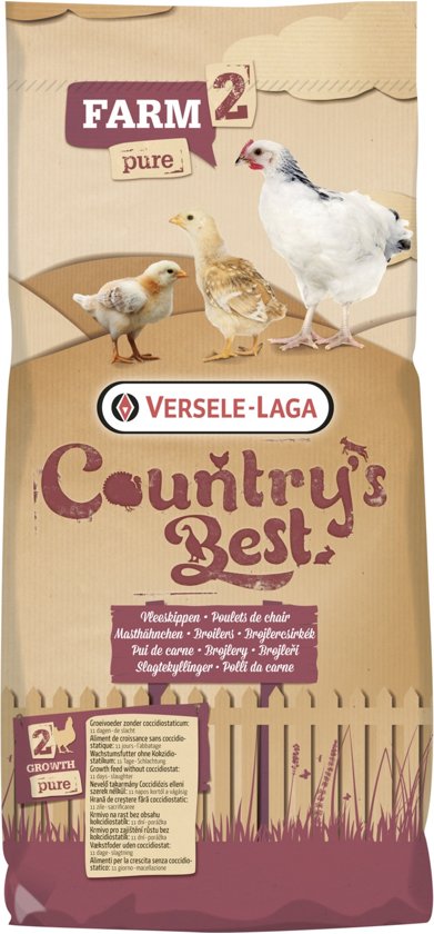 Versele-laga country's best farm 2 pure pellet > 10 dagen