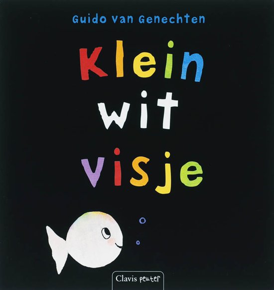 bol.com | Peuterlijn - Klein wit visje kartonboek, Guido van ...