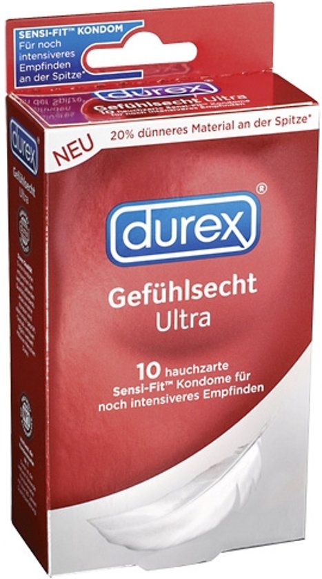 Durex Sensitive Ultra Condooms - 10 stuks