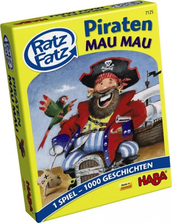 Afbeelding van het spel Kaartspel - Pats boem - Piratenpesten (Duitse verpakking met Nederlandse handleiding)