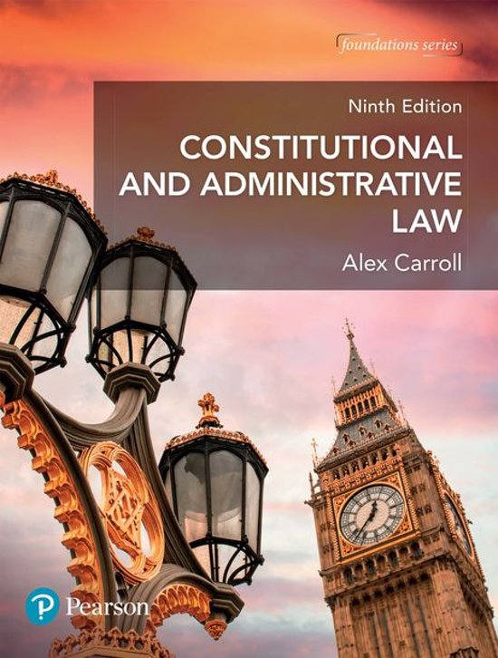 Constitutional and Admin Law
