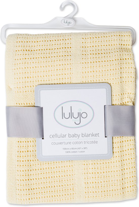 Lulujo Cellular Blanket - Yellow