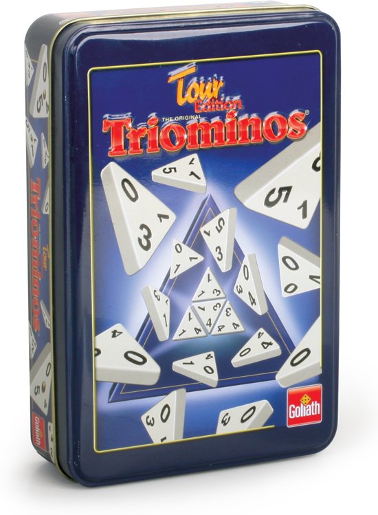 Afbeelding van het spel Triominos Travel Tour Edition (Tin)