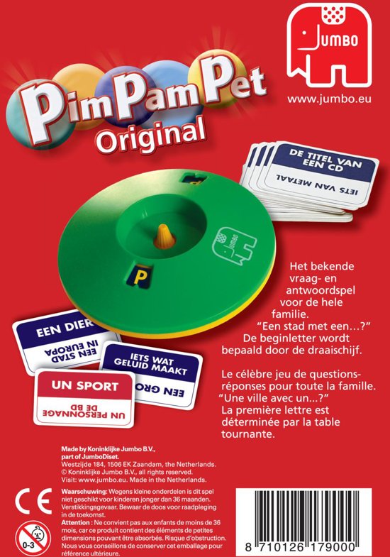 Thumbnail van een extra afbeelding van het spel Pim Pam Pet Original - Gezelschapsspel