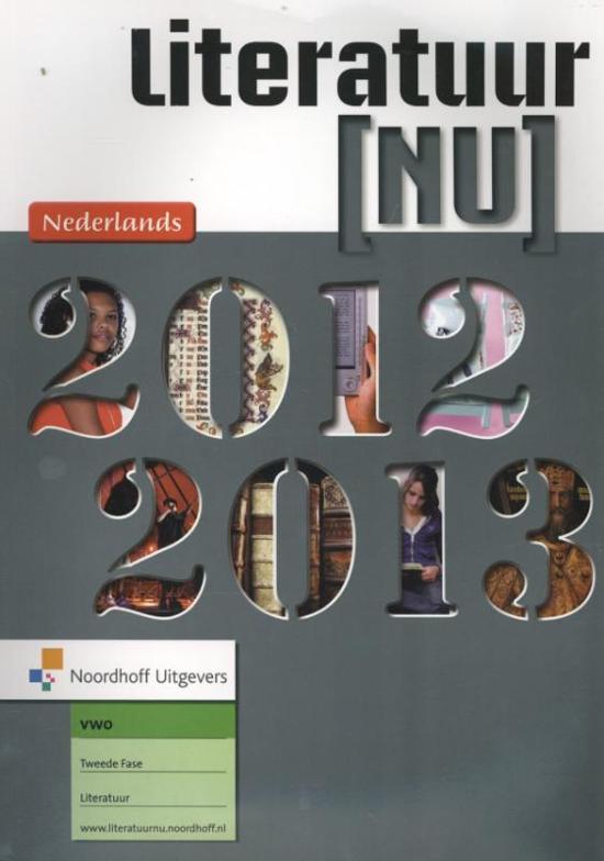 Nederlands 2012-2013 Vwo tweede fase Literatuur Nu Ned