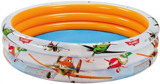 Intex 3-Rings Opblaasbaar Zwembad Planes - 168 x 48 cm