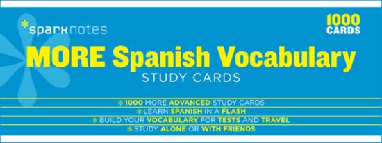 Afbeelding van het spel More Spanish Vocabulary Study Cards