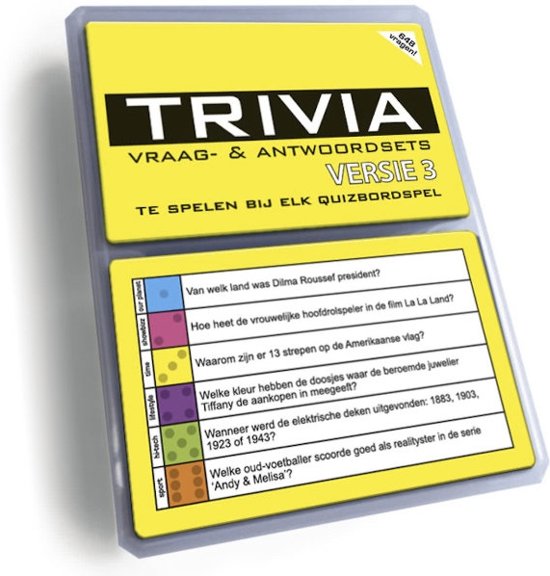 Afbeelding van het spel Trivia Vraag & Antwoordsets Versie Geel