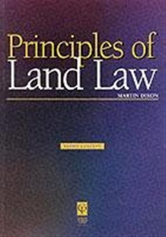 Principles of Land Law 3/E