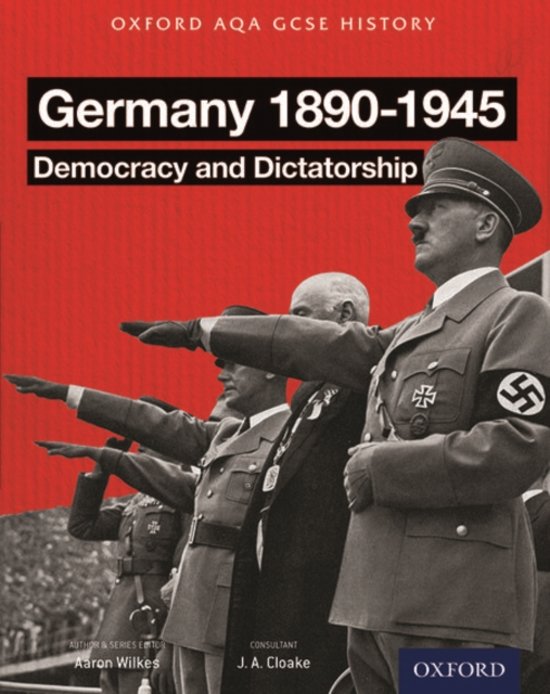 Grade 9 GCSE AQA History Germany Condensed Mindmap (1890-1945 Democracy and Dictatorship)