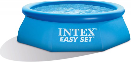 Intex Opblaaszwembad Easy Set Pool 244 X 76 Cm Blauw