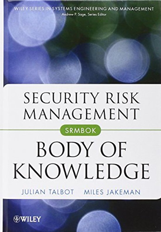 Security Risk Management Body of Knowledge