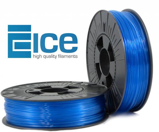 ICE Filaments ICE-pet 'Transparant Bold Blue'