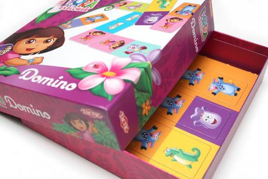 Thumbnail van een extra afbeelding van het spel Dora Domino - Kinderspel
