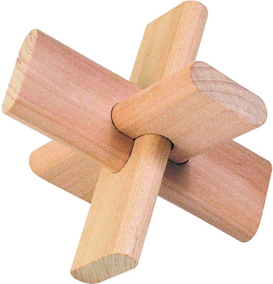 Afbeelding van het spel Goki Het kruis: iq puzzel hout
