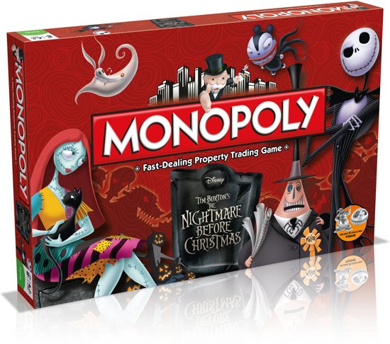 Thumbnail van een extra afbeelding van het spel Monopoly Nightmare Before Christmas