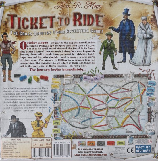 Ticket to Ride USA - Bordspel - Engelstalige versie