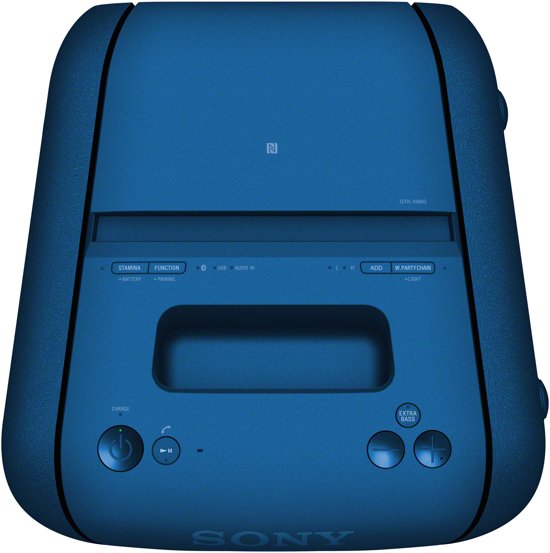 Sony GTK-XB60 EXTRA BASS Bluetooth luidspreker blauw