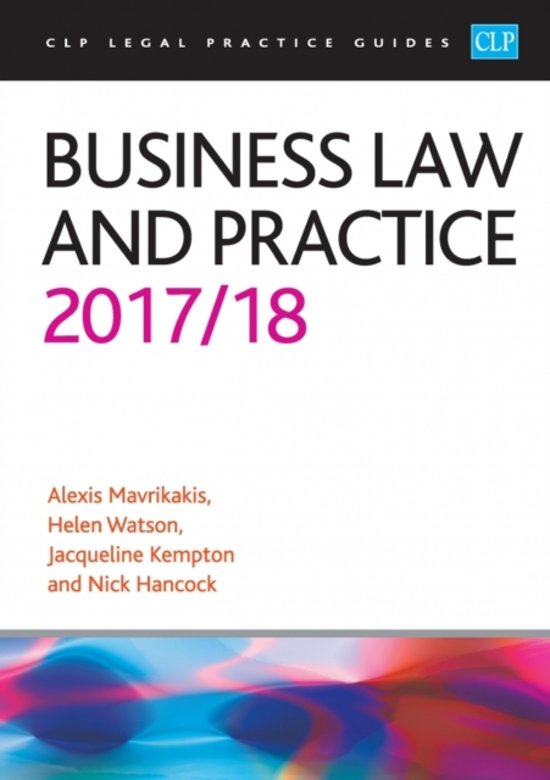 Business Law and Practice 2017/2018