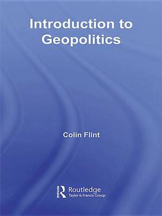Summary geopolitics en samenvatting extra artikelen RCI