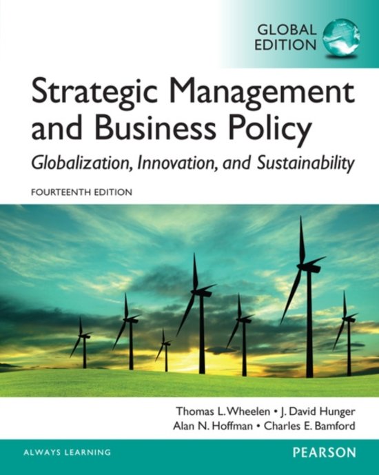 Strategic Management Chapter 8: Strategy Formulation: Functional Strategy and Strategic Choice