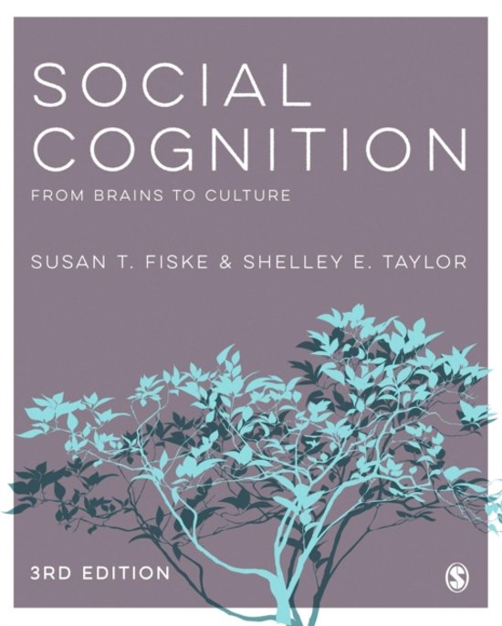 Summary Social Cognition: from Brains to Culture - Fiske & Taylor 3E