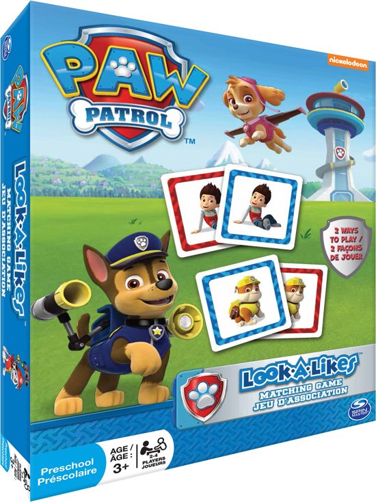 Thumbnail van een extra afbeelding van het spel PAW Patrol Games Look a Likes - Kinderspel