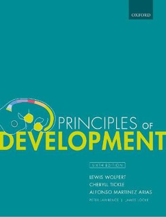 Test Bank For Principles of Development 6th Edition By Lewis Wolpert; Cheryll Tickle; Alfonso Martinez Arias 9780198800569 Chapter 1-14 Complete Guide .