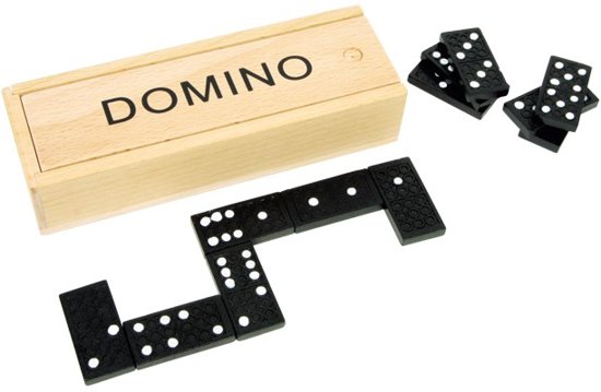 Afbeelding van het spel Domino in kistje