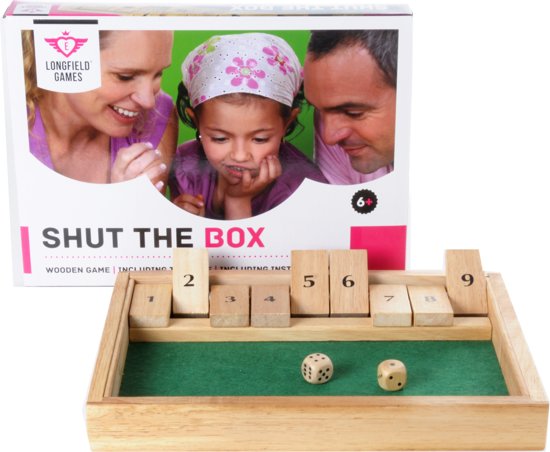 Afbeelding van het spel Longfield Games Shut The Box Klein