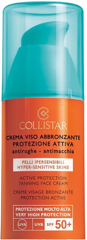 Foto van Collistar Active Protection Sun Face Cream SPF 50+ - 50 ml - Zonnebrandcreme