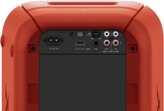Sony GTK-XB60 EXTRA BASS Bluetooth luidspreker rood