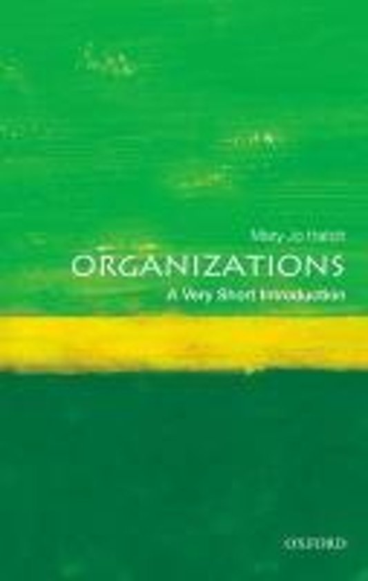 Mary Jo Hatch - Organizations a very short introduction
