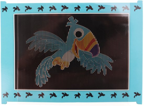 Afbeelding van het spel Toi-toys Magische Bewegende Kaart Toekan Blauw