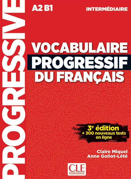 Vocabulaire progressif du français 3e édition - niveau intermédiaire - livre   CD audio   appli